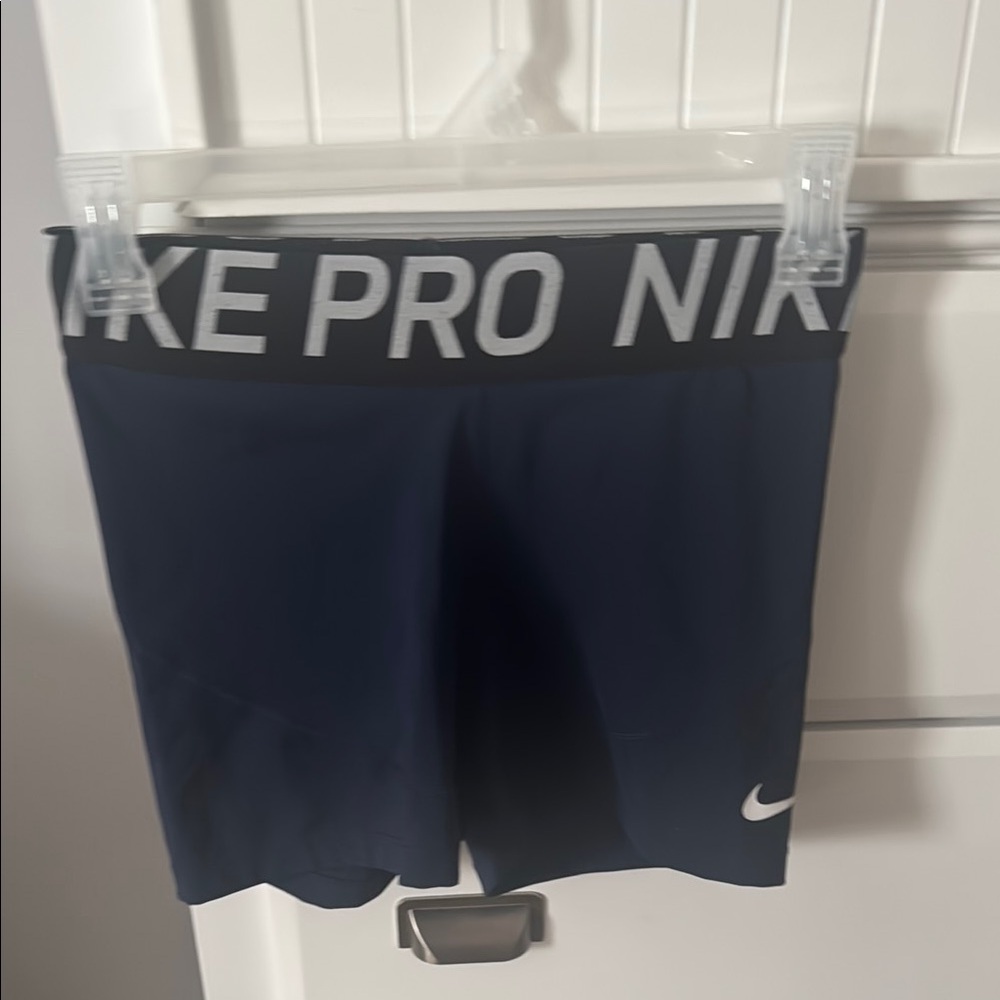 Nike Pro Dark Blue Athletic Shorts